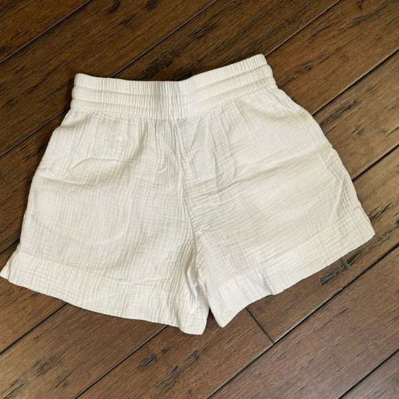 Denver Hayes High Waist White Cotton Shorts size S - Picture 2 of 6